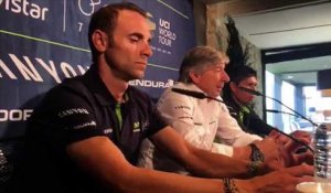 Cyclisme - La Team Movistar en stage à Pampelune avec Alejandro Valverde et Nairo Quintana pour préparer la saison 2017