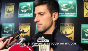 BNPPM - Paris-Bercy 2014 - Novak Djokovic : "Gaël Monfils est imprévisible"