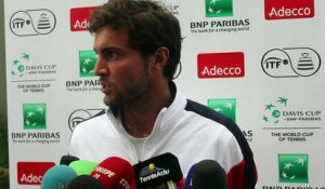 Coupe Davis 2016 - Gilles Simon critique les médias  : "On a une fausse image de Noah"