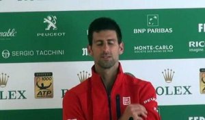 ATP - Monte-Carlo Rolex Masters 2016 - Novak Djokovic : "Je vais juste me reposer, je reste confiant"