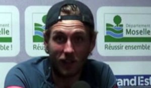 Moselle Open 2016 - Lucas Pouille : "Avec David Goffin, on est amis, nos femmes aussi"