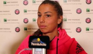 Roland-Garros 2016 - Emmanuelle Salas la rescapée française chez les Juniors à Roland-Garros