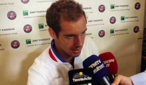 Roland-Garros 2016 - Richard Gasquet : "J'ai réussi à me libérer contre Kei Nishikori"