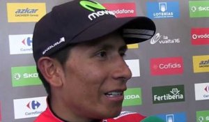 La Vuelta 2016 - Nairo Quintana : "C'est une victoire importante pour la suite de ce Tour d'Espagne"
