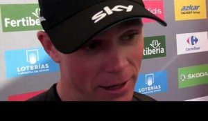 La Vuelta - Chris Froome : "On va bien ce qu'il se passe demain sur cette 20e étape de montagne"