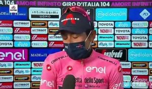 Tour d'Italie 2021 - Egan Bernal : "I think I did a good race"