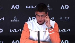 Open d'Australie 2022 - Carlos Alcaraz : "Since my victory in Vienna against Matteo Berrettini in 2021, I have grown a lot"