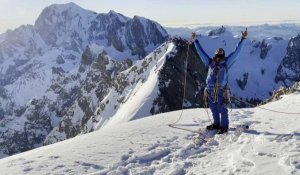 Mont-Blanc: un Français gravit en solo la face nord des Grandes Jorasses