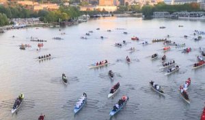 Traversée de la Seine en aviron: Un tiers des équipages sont étrangers