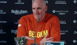 Coupe Davis 2022 - Johan Van Herck : "C'est très décevant mais on a en Belgique de très bons joueurs de Coupe Davis et il faut être confiant pour l'avenir"