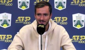 ATP - Rolex Paris Masters 2021 - Daniil Medvedev : "Je n'aime pas perdre donc je ne peux pas dire que je suis heureux !"