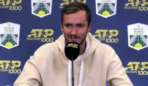 ATP - Rolex Paris Masters 2021 - Daniil Medvedev : "Je suis très content de retrouver Novak Djokovic sur le court en finale"