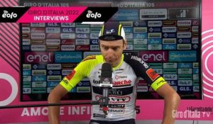 Tour d'Italie 2022 - Jan Hirt : "I've had a few problems during the stage. My chain dropped, I cramped... but I never gave up"