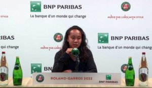Roland-Garros 2022 - Leylah Fernandez : "Je suis très contente que le public français soit avec moi ces derniers matches, cela m'a beaucoup aidée"