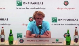 Roland-Garros 2022 - Alexander Zverev : "I won, I'm going to the semi-finals! As I said, it's one of the best players in the world, Carlos Alcaraz"