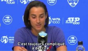 WTA - Cincinnati 2022 - Caroline Garcia : "Winning a new title is very special"