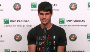 Roland-Garros 2021 - Carlos Alcaraz : "I don't know if the older players want to play against me or not in this Roland-Garros"