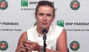 Roland-Garros 2021 - Elina Svitolina, the boss with Gaël Monfils : "That was a joke, because I'm going to get told off after he gets off the court that I said that. It was a joke.