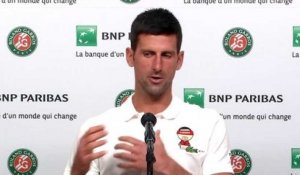 Roland-Garros 2021 - Novak Djokovic : "Matteo Berrettini, another Italian, I know you will be delighted to see a great match""