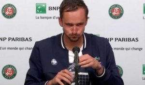 Roland-Garros 2021 - Daniil Medvedev : "J'ai fait tout ce que je pouvais (...) oui, je pouvais faire mieux"