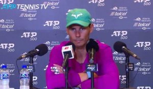 ATP - Acapulco 2022 - Rafael Nadal : "This war escapes me, I don't understand..."
