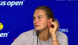 US Open 2021 - Aryna Sabalenka : "The next match against Leylah Fernandez, we're going to talk what should I do to win her"