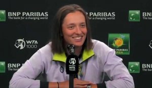 WTA - Indian Wells 2022 - Iga Swiatek : "It's going to be great against Simona Halep"