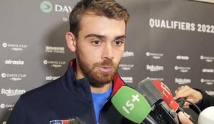 Coupe Davis 2022 - Benjamin Bonzi : "J'ai appris à ne faire confiance en personne... (sourire) !"