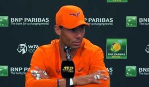 ATP - Indian Wells 2022 - Rafael Nadal : "I'm sad because today I couldn't compete, it's hard to have that feeling on days like this, the end was ugly"