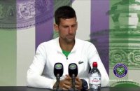 Wimbledon 2022 - Novak Djokovic : "Honestly, I don't see why we couldn't start a little earlier, especially now that there are interviews on the court"