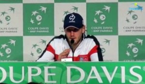 Coupe Davis 2017 - FRA-BEL - Lucas Pouille : "'J'ai rarement vu David Goffin jouer aussi bien"
