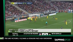Zap sport - 23 avril : Le PSG au bord du piège face à Bordeaux (Vidéo)