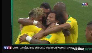 Zap Sport - 18 juin - Le Brésil tenu en échec pour son premier match (1-1)