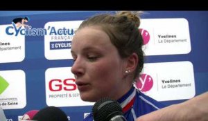 France  -  Dames  :  Gladys Verhulst deuxième et championne de France Espoirs