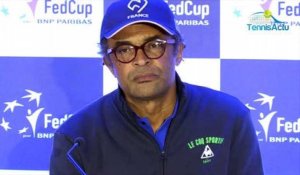 Fed Cup 2108 - Yannick Noah : "Je suis prêt à donner sa chance à Marion Bartoli en équipe de France de Fed Cup"