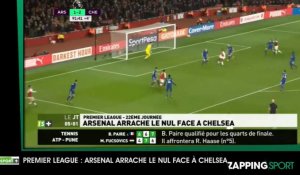 Zap Sport - 4 janvier - Arsenal arrache le nul face à Chelsea (Vidéo)