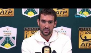 Rolex Paris Masters 2018 - Marin Cilic : "La Next Gen pourrait faire pareil que Nadal, Federer, Djokovic..."