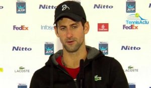 ATP - Nitto ATP Finals 2018 - Novak Djokovic : "Je suis vraiment heureux pour Sascha"