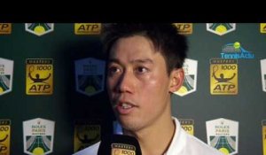 Rolex Paris Masters 2018 - Kei Nishikori : "Ça n'a pas été facile ce match et cette victoire contre Adrian Mannarino"