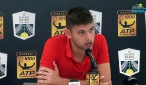 Rolex Paris Masters 2017 - Filip Krajinovic : "Novak Djokovic m'a beaucoup aidé au cours de ma carrière"