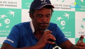 Coupe Davis 2018 - Yannick Noah et son coup de gueule : "Je suis enragé, je veux mobiliser"