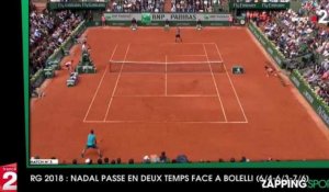 Zap Sport - 30 Mai : Nadal passe en deux temps face à Bolelli (vidéo)