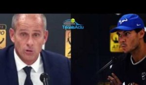 Rolex Paris Masters 2018 - Guy Forget explique le blocage de Rafael Nadal en indoor