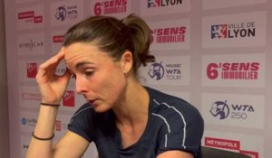 WTA - Open 6e Sens - Lyon 2023 - Alizé Cornet : "Je suis un petit peu usée par le circuit... "