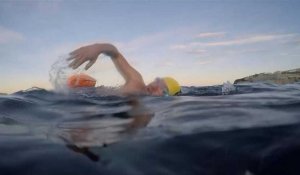 A Marseille, au petit matin, la mer "appartient" aux nageurs en eau libre