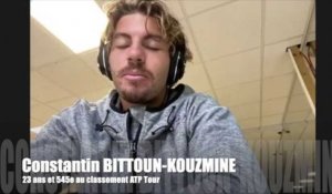ATP - Le Mag/ITW 2022 - Constantin Bittoun-Kouzmine : "Au classement, je vise le top 400 rapidement pour m’installer en Challenger, puis le top 250 en décembre 2023"