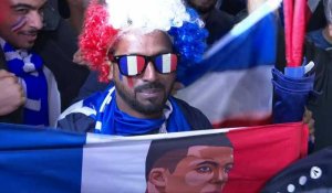 Mondial: la joie des supporters de la France après la victoire contre l'Angleterre