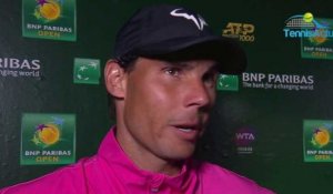 ATP - Indian Wells 2019 - Rafael Nadal : "Il va falloir que je joue mon meilleur tennis contre Diego Schwartzman"