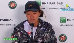 Roland-Garros 2019 - Naomi Osaka, la n°1 mondiale, s'est faite peur et s'est même prise une bulle !