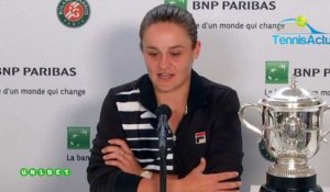 Roland-Garros 2019 - Ashleigh Barty : "The stars have aligned for me !"